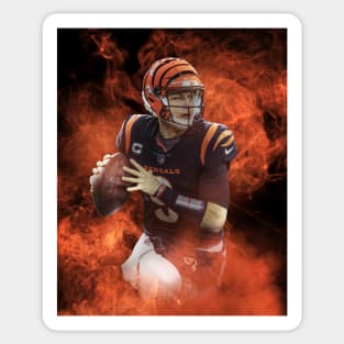 Joe Burrow Cincinnati Sports Art Sticker